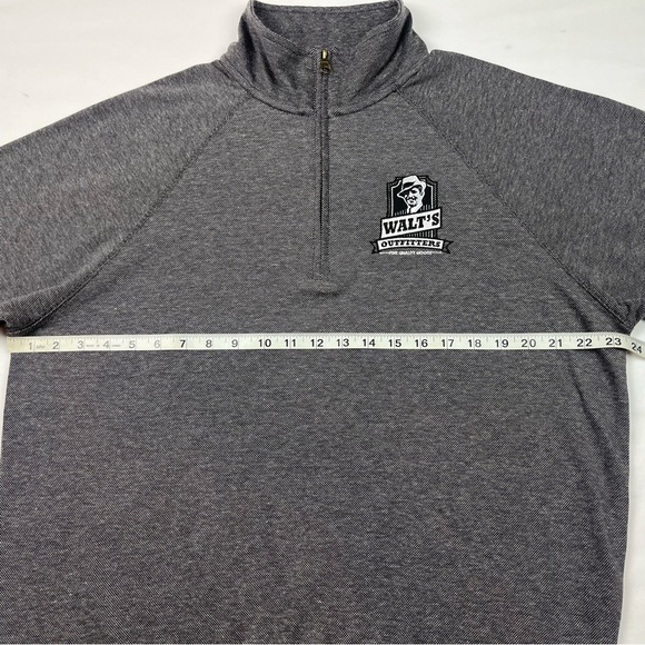 Disney Walt’s Collection Mens Sweater Sz Large Cast Exclusive 1/2 Zip Grey B6 - Picture 6 of 7